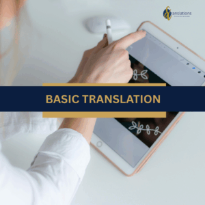 Store basic translation (per page)